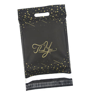 Изготовленный на заказ матовый дешевый поли Черный Почтовый мешок с ручкой пластиковый почтовый пакет доставка почтовый конверт - Product Image 3