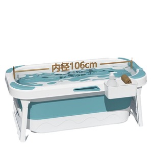 Foldable Bathtub Extra Large Rectangle Adult Full Body <b>Bath</b> Tub <b>Childrens</b> Bathtub Bathing Essential - Product Image 5