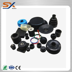 כפות רגליים סיליקון nbr תעשייתי עם קולטת הלם דפוס עבור מכונות שונות - Product Image 2