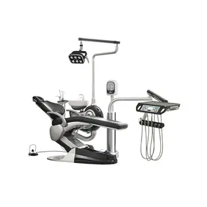 Chaise dentaire pratique avec pièces et équipement, microscope, caméra, système de contrôle tactile, chaise dentaire légère avec capteur, bon marché