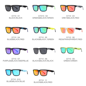 DBUERY D710 Trình Điều Khiển Thể Thao Kính Râm Kính Râm Nam 2021 Mới Sang Trọng Thương Hiệu Thiết Kế Logo Kính Râm Phân Cực DUBERY Unisex S Đen - Product Image 4