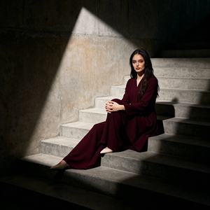 ชุดอาบายะผ้าโพลีเอสเตอร์ปักเลื่อมหรูหราสำหรับงานเลี้ยงตอนเย็นสำหรับสตรีมุสลิม ขายส่งแบบพรีเมียมสั่งทำพิเศษ - Product Image 3