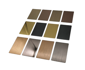 Feuille enduite par <span class=keywords><strong>couleur</strong></span> PVD de l'acier inoxydable <span class=keywords><strong>304</strong></span> enduisant le matériel architectural de finition décorative des couleurs multiples 0.3-3mm - Product Image 1