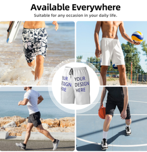 Custom All Over Print <b>Men</b> Beach Shorts Polyester Quick Dry Swim <b>Trunks</b> with Pockets - Product Image 6