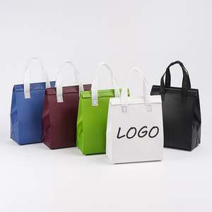 Sac isotherme thermique non tissé multicolore pour la vente à emporter de nourriture, imperméable, motif de lettres, tailles personnalisées, vente chaude - Product Image 1