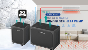 Système de pompe à chaleur écologique, solutions de chauffage résidentielles et commerciales, pompe à chaleur à sortie d'air supérieure - Product Image 4