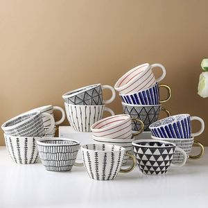Taza de Cerámica Esmaltada Desechable de 200 ml, Impresa con UV, Diseño Asimétrico, Estilo Americano, Regalo Promocional de Bienvenida - Product Image 1