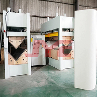 Vente directe usine JYC Presse à chaud haute fréquence pour le cintrage du contreplaqué de chaises en bois, plan de travail 1200x800mm, pression 80T