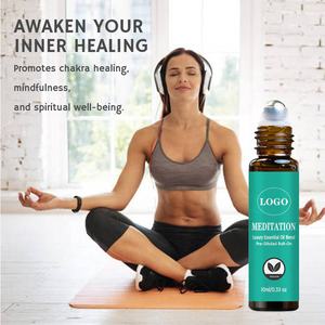 OEM meditazione olio <span class=keywords><strong>essenziale</strong></span> potenziante miscela rotolo su aromaterapia per la messa a fuoco, calmante, consapevolezza e <span class=keywords><strong>benessere</strong></span> spirituale - Product Image 2