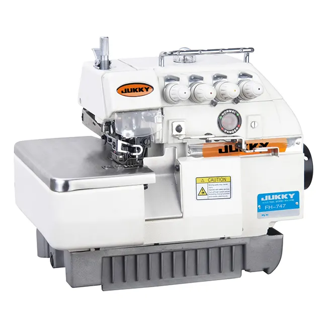 Jukky FH747 Overlock haute vitesse, machine à coudre industrielle d'occasion chine Offre Spéciale boîte en Carton électronique blanche 1 ensemble