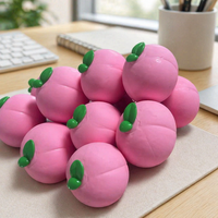 Jouets Squishy Géants en Forme de Fruits Doux et Réalistes (Pêche, Fraise, Fromage, Carotte, Banane) – Jouets Anti-Stress à Presser pour Enfants