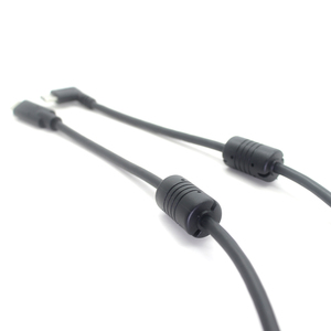 USB 3,0 en ángulo recto personalizado tipo C macho a tipo C macho recto con doble núcleo de ferrita Cable de transferencia de datos de carga rápida - Product Image 6