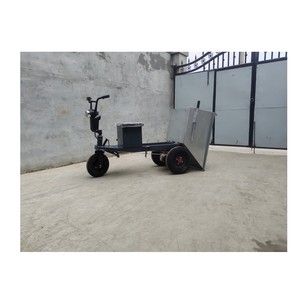 Chariot de transport électrique à plateau plat de Chine, couleur bleue, pour 99 vélos, modèle Hopper Cross Hopper - Product Image 6