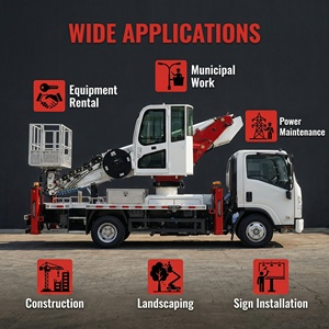 <span class=keywords><strong>Camion</strong></span> <span class=keywords><strong>de</strong></span> travail aérien à flèche télescopique Isuzu <span class=keywords><strong>de</strong></span> 30 m <span class=keywords><strong>de</strong></span> hauteur pour l'entretien des autoroutes et des aéroports - Product Image 2