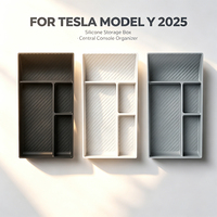 Boîte de rangement inférieure de console centrale de haute qualité pour Tesla Model Y Juniper / Model YL