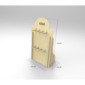 EBB105 Espositore da Banco in Legno per Accessori di Gioielleria - Product Image 1