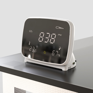 Monitor de <span class=keywords><strong>CO2</strong></span> barato, monitor de calidad del aire, <span class=keywords><strong>medidor</strong></span> de alarma de <span class=keywords><strong>CO2</strong></span> para interiores con temperatura, sensor de <span class=keywords><strong>CO2</strong></span> de humedad para el hogar, bodega, Coche - Product Image 1