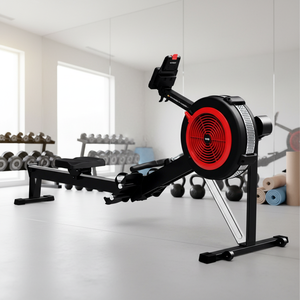 Rameur <span class=keywords><strong>d</strong></span>'air compact pliable silencieux en acier avec batterie au lithium, résistance réglable sur 10 niveaux, durable pour usage domestique - Product Image 3