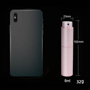 Atomizador de Perfume Recargable Portátil de Vidrio y Aluminio con Logotipo Personalizado Eric, 5ml, 8ml, 10ml, 15ml, 20ml, con Acabado Mate y Mecanismo Giratorio - Product Image 3