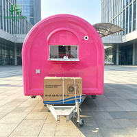 Remorque alimentaire ronde de haute qualité avec cuisine complète pour la vente de nourriture de rue et les services de traiteur en plein air