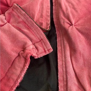 เสื้อแจ็คเก็ตผ้าแคนวาสเนื้อหนัก 100% คอตตอน ซักแล้ว ทรงหลวม สไตล์ยูนิเซ็กซ์ ปักลายได้ตามสั่ง ปกเสื้อพับได้ เสื้อโค้ทผู้ชาย ขายส่ง - Product Image 3