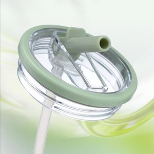 2 gói 40 oz Tumbler lật rơm Nắp thay thế phù hợp cho Stanley quencher <span class=keywords><strong>cup</strong></span> Leak-proof tái sử dụng Tumbler Bìa Tumbler có nắp đậy - Product Image 6