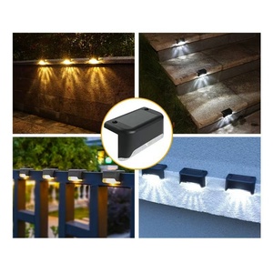 Lampe de clôture solaire étanche à LED pour jardin, terrasse, marches, éclairage paysager pour balcon, escalier, décoration extérieure - Product Image 1