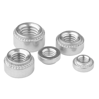 # 6 # Écrous de serrage auto-clipants en acier pour cartes de circuit imprimé, types M3, M4, M5, M6, M7, M8, M10, M12, en acier inoxydable (SS), en laiton (CLS), en laiton de qualité supérieure (CLSS), en acier spécial (SP)