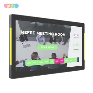 Smart 10.1 inch touch screen display POE NFC android digital signage media player meeting room booking system tablet