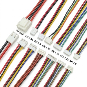 Faisceau de câblage de connecteurs de toutes sortes JST VH XH PH GH ZH MX SH 2 <span class=keywords><strong>3</strong></span> 4 5 6 7 8 9 10 broches, personnalisable - Product Image 1
