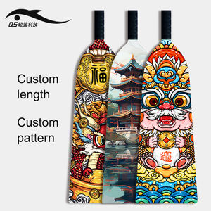 Moldeado todo en uno <span class=keywords><strong>de</strong></span> alta resistencia T700 3K <span class=keywords><strong>de</strong></span> fibra <span class=keywords><strong>de</strong></span> carbono Dragon Boat Paddle Longitud ajustable Remo Remos Paleta plana - Product Image 2