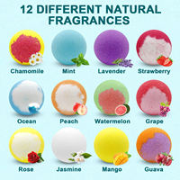 Boule de bain effervescente Ocean Kids Toy aux huiles essentielles et aux sels de bain