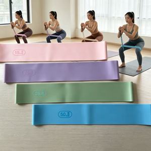 สายยางยืดออกกำลังกาย Like Jia Yoga Resistance Band 15 25 35 ปอนด์ ซิลิโคน ยืดหยุ่น สำหรับฟิตเนส พิลาทิส และการฝึกออกกำลังกาย - Product Image 2