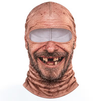 Masque facial HLC pour couple âgé, cagoule amusante pour grand-mère et grand-père, masque de ski fantaisie, cadeau pour couples pour les sorties de ski, cadeau de Noël amusant pour le snowboard
