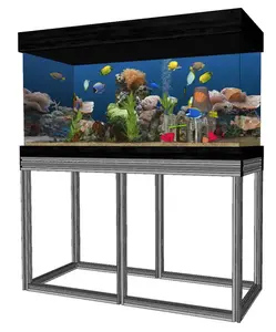 Langle Op Maat Gemaakte Stijl Vis Acryl En Glas Kleine Tank Aquarium Mini Aquarium 300 Gallon Groot Aquarium Live Zeevruchten