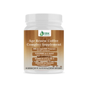 Suplemento en Polvo de Café Complejo Age Renew de Alta Calidad, Bajo en Calorías y Grasas Saturadas, Apoya los Niveles de Energía, Vitamina C en Polvo - Product Image 1