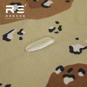 ผ้าไนลอนผสมคอตตอนลายพรางทหารแบบริบสตอป NC5050 ลายพรางหกสี - Product Image 5