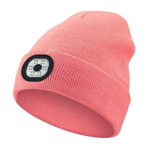 Gorros de Invierno Personalizados al por Mayor, Unisex, Tejidos, con Logotipo Impreso en Jacquard, Gorros con Luces LED - Product Image 6