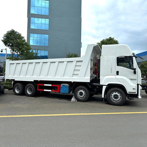 รถบรรทุกดัมพ์ ISUZU GIGA 8x4 ใหม่จากโรงงาน เครื่องยนต์ดีเซล 12 ล้อ เกียร์ธรรมดา กระบะยกข้างซ้าย ขายในจีน มาตรฐานไอเสียยูโร 2/ยูโร 6 - Product Image 3