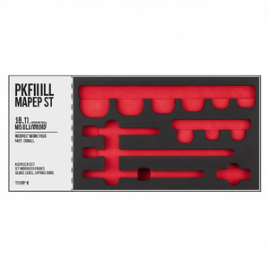 Ensemble d'éponges de maquillage 519 M 612S13V, applicateurs en mousse rouge pour le visage, outils pour estomper le fond de teint - Product Image 2