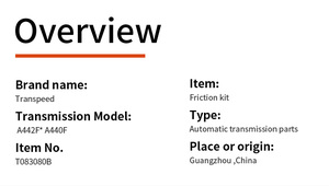 Toàn Bộ Bán <span class=keywords><strong>A440F</strong></span> A442f Truyền Ly Hợp <span class=keywords><strong>Kit</strong></span> Truyền - Product Image 6