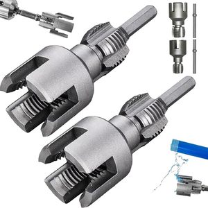 Tích hợp bên trong bên ngoài ống threading công cụ, ống Chủ Đề Công cụ cắt, khoan điện tương thích PVC Ống threader Kit - Product Image 6