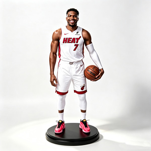 Escultura Personalizada de Resina de Atleta de Baloncesto de la <span class=keywords><strong>NBA</strong></span>, Número 7, Personaje Deportivo, Figura Coleccionable, Adorno para Oficina u Hogar, Regalo para Fanáticos - Product Image 3