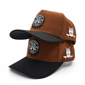 Superbe Casquette de Golf Imperméable à 5 Panneaux avec Logo en Silicone Personnalisé, Faible MOQ, OEM, Perforations Laser, Assemblage Impeccable, Article Tendance - Product Image 2