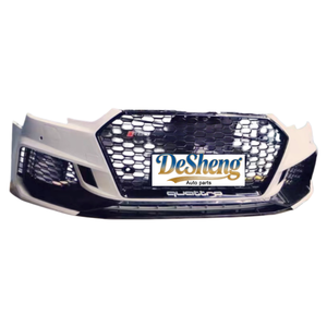 Matériel PP de haute qualité, pour <span class=keywords><strong>Audi</strong></span> A4, <span class=keywords><strong>S4</strong></span>, mise à niveau vers kit carrosserie RS4, pare-chocs avant, phares, calandre, spoiler avant. Facile à installer. - Product Image 5