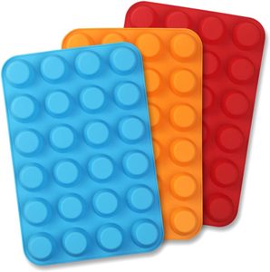 24 Mini Cupcake Pan Silicone khuôn mẫu 100% cấp thực phẩm BPA-free Forma de Silicone Muffin Pan khuôn bánh công cụ silikon hình thức - Product Image 1