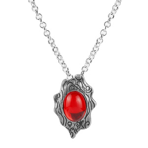 Fábrica al por mayor moda gema roja colgante collar Devil May Cry <span class=keywords><strong>Dante</strong></span> collar Anime juego Cosplay collar - Product Image 1