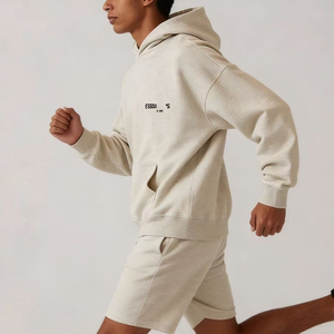 Sudaderas con capucha para hombre <span class=keywords><strong>Fear</strong></span> Tops, 100% algodón puro, 500 g/m², cómodas, informales, a la moda, de gran gramaje, estilo urbano, lisas, para invierno - Product Image 2