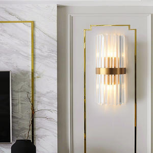 Hot Sale New Designer <b>Sconces</b> Background Bedroom Luxury Led Induction Crystal Exterior Reading <b>Wall</b> Lamp - Product Image 5