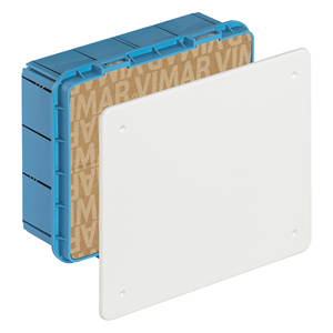 Boîte de jonction encastrée 195x154x70mm avec couvercle pour installation électrique - Product Image 1